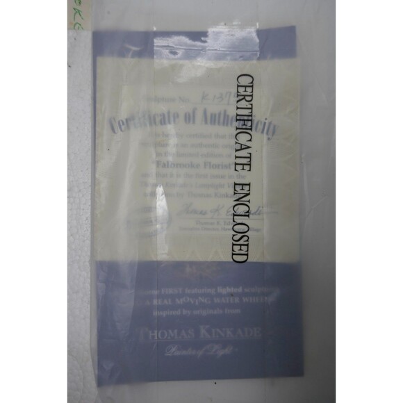 Hawthorne Village Thomas Kinkade Lamplight Village 1999 Falbrooke Florist - Picture 14 of 14